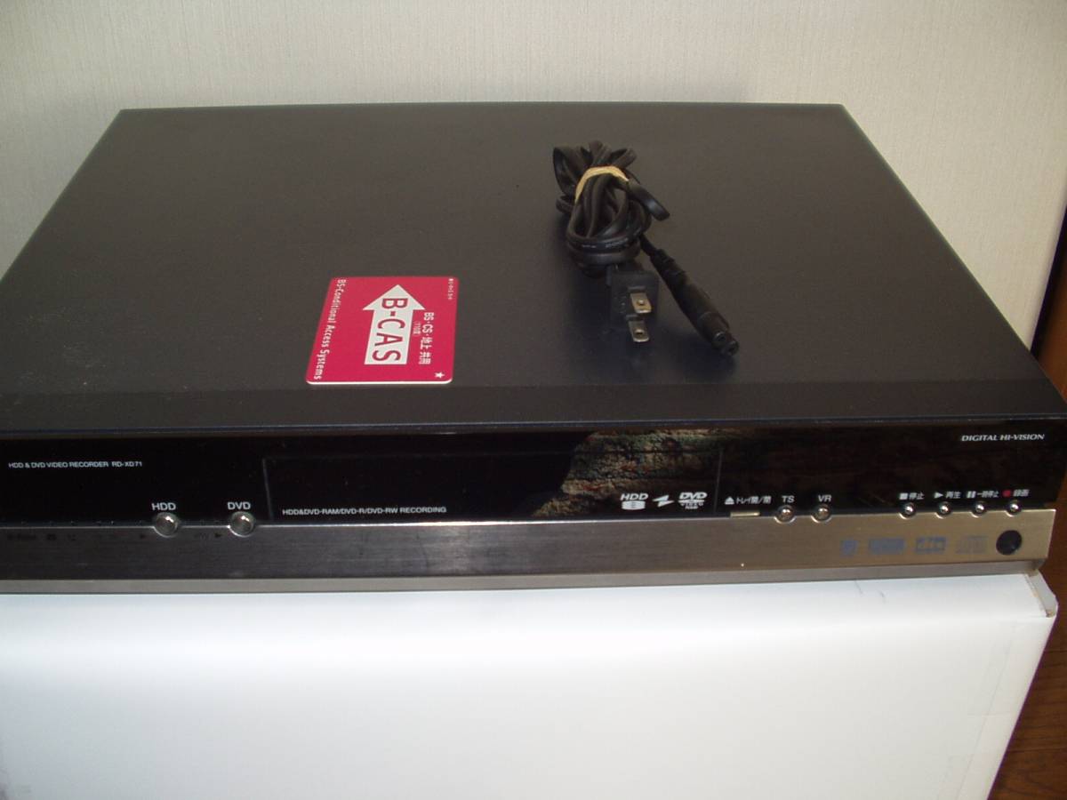 動作確認済TOSHIBA HDD⁄DVDレコーダー RD-XD71 東芝 HDD・DVD