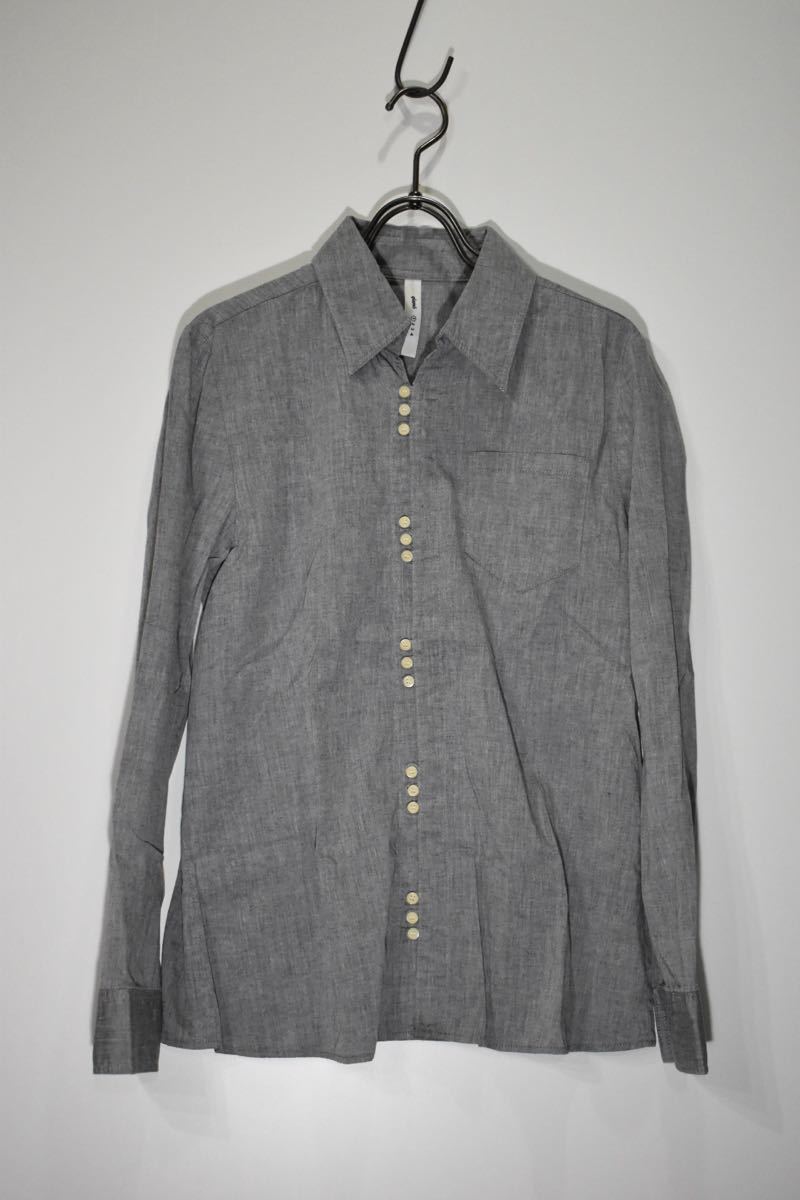 2025，人気セール glamb/グラム チャイナ ボタン 長袖シャツ グレー(トップス)｜売買されたオークション情報、yahooの商品情報をアーカイブ公開 - オークファン トップス