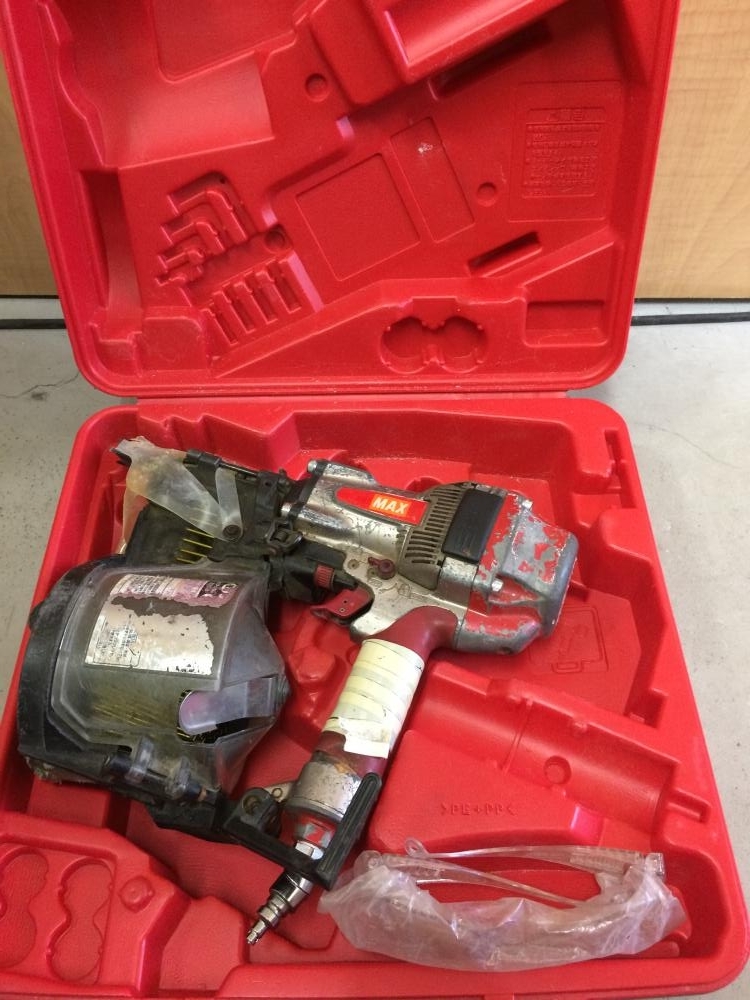 005▽おすすめ商品▽MAX 高圧釘打ち機 HN-90N1　付属品無し 箱付き