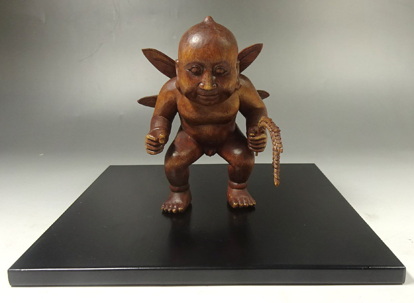 籔内佐斗司 絵画など美術品の販売と買取 東京 朝露童子 Yahoo 
