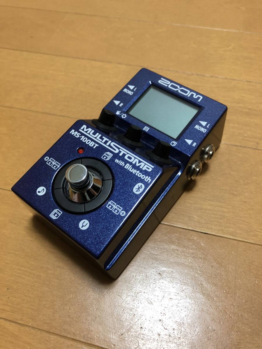生産終了 ZOOM マルチストンプ 最上位機種 MS-100BT ホビー