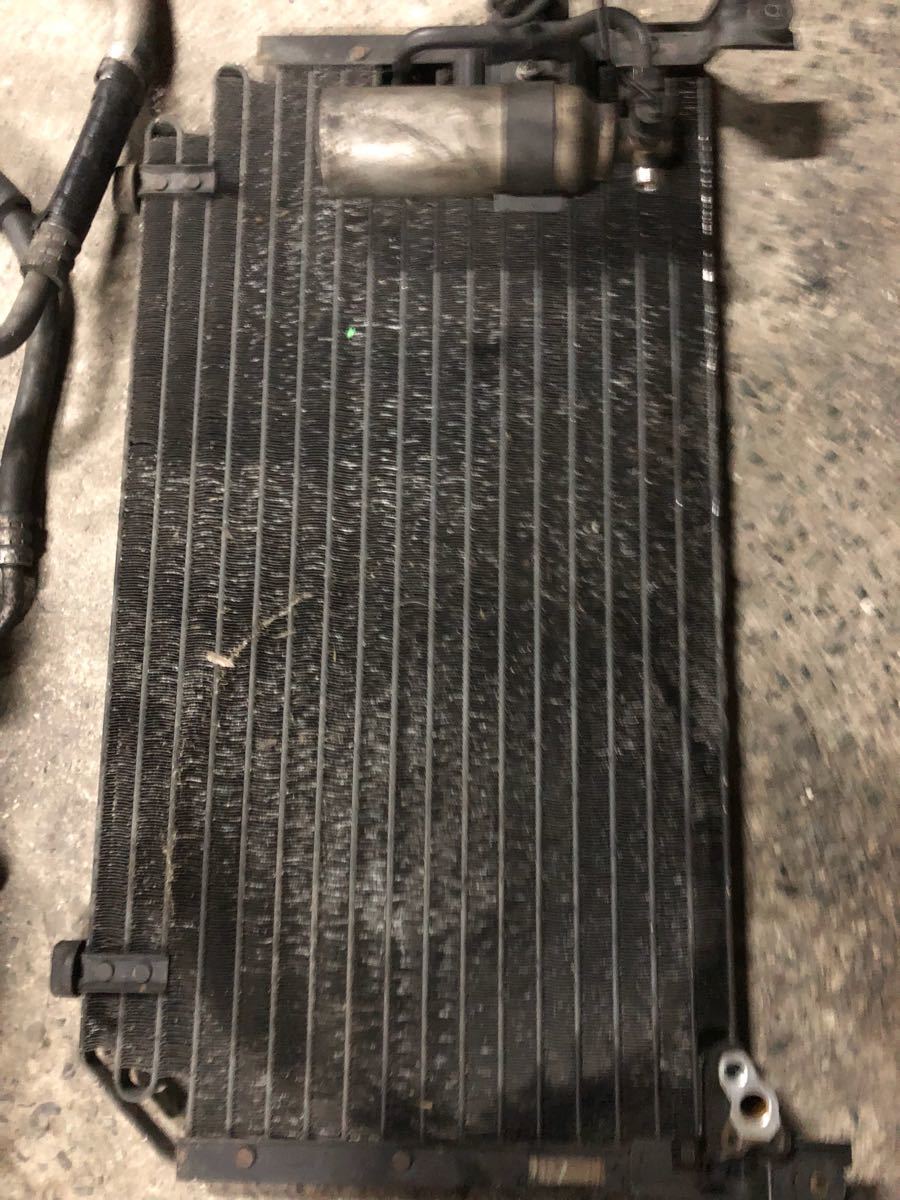 HCR32エアコン コンプレッサー コンデンサー 配管 ファンセット