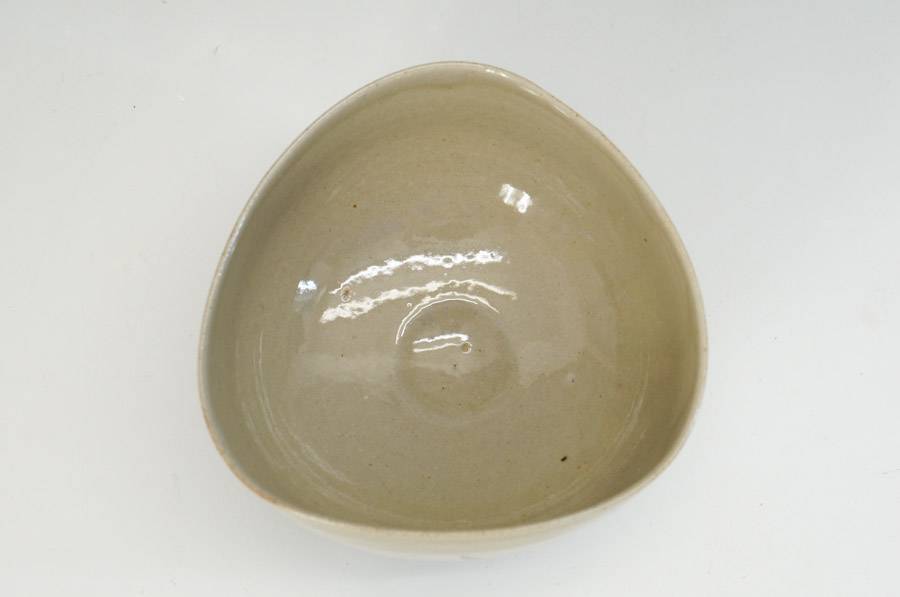 岡山県重要無形文化財 黒井一楽 虫明焼 茶盌 共箱 抹茶碗 抹茶茶碗