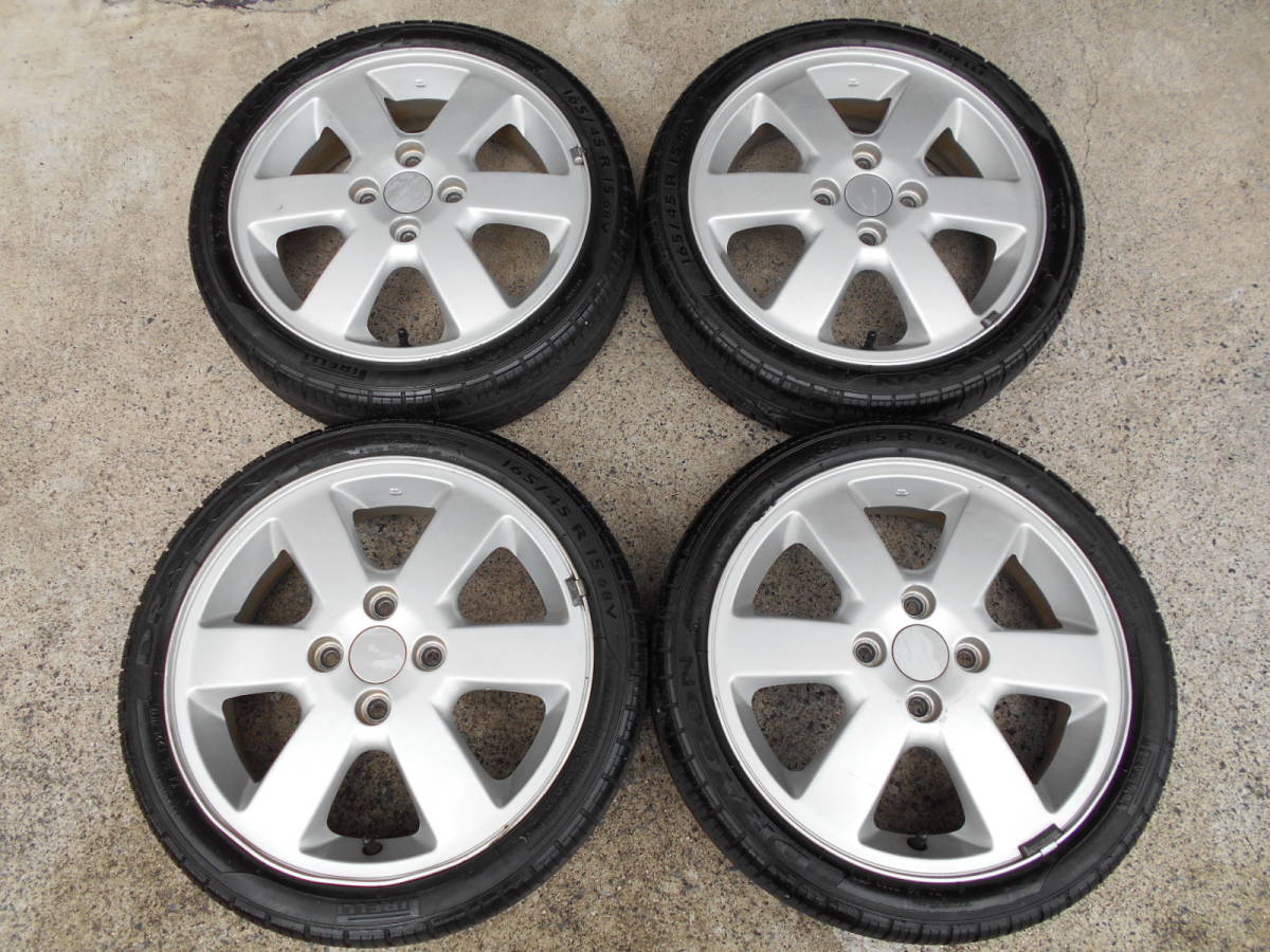 KEIワークス☆HN22S☆純正アルミホイル☆4本セット☆HP22Sラピュタに