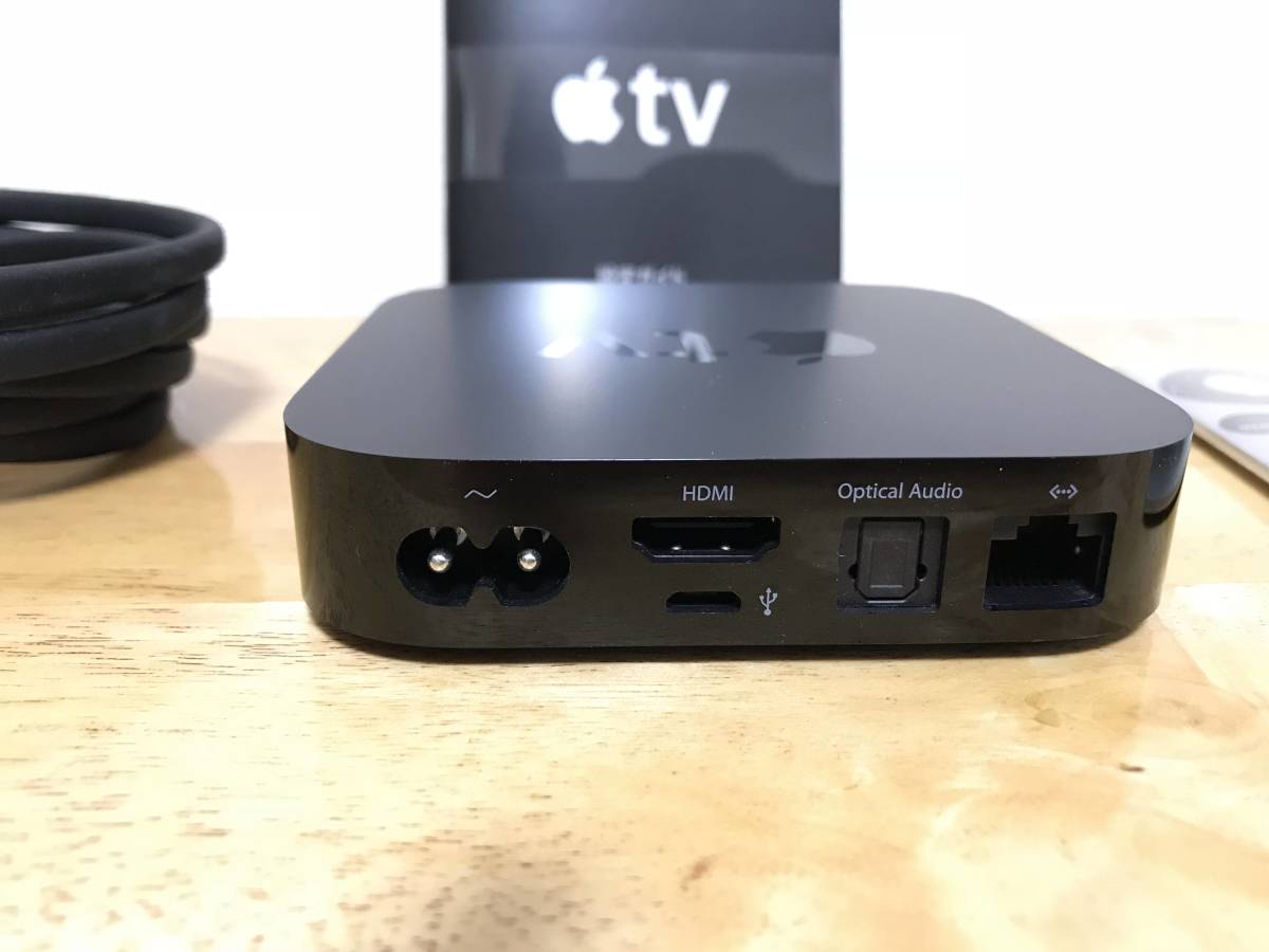 美品 ☆ Apple TV 第3世代 A1469 MD199J/A 付属品完備 ☆ AppleTV