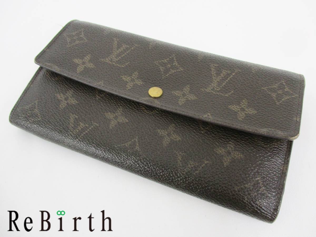  LOUIS VUITTON ルイヴィトン ポシェット ポルトモネクレディ モノグラム 二つ折り長財布 M61725 旧型ポルトフォイユサラ 大ReB12 0928 2(モノグラムライン)｜売買されたオークション情報、yahooの商品 服飾小物