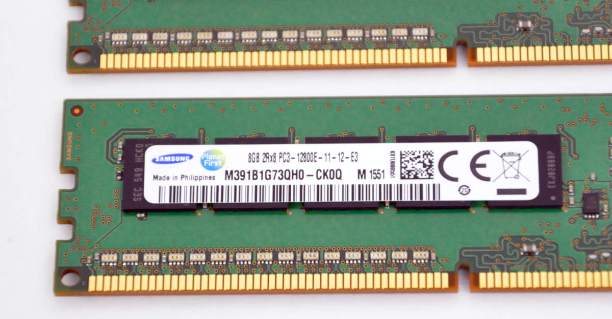 DDR3 PC3-12800 メモリ 計16GB 16GB ddr3 送料無料 2枚の通販 8GB×
