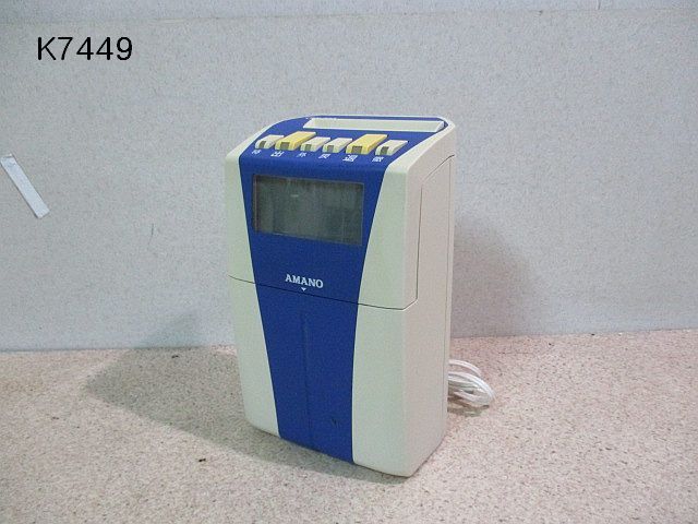 K7449S アマノ 電子 タイムレコーダー CRX-200 タイムカード AMANO 