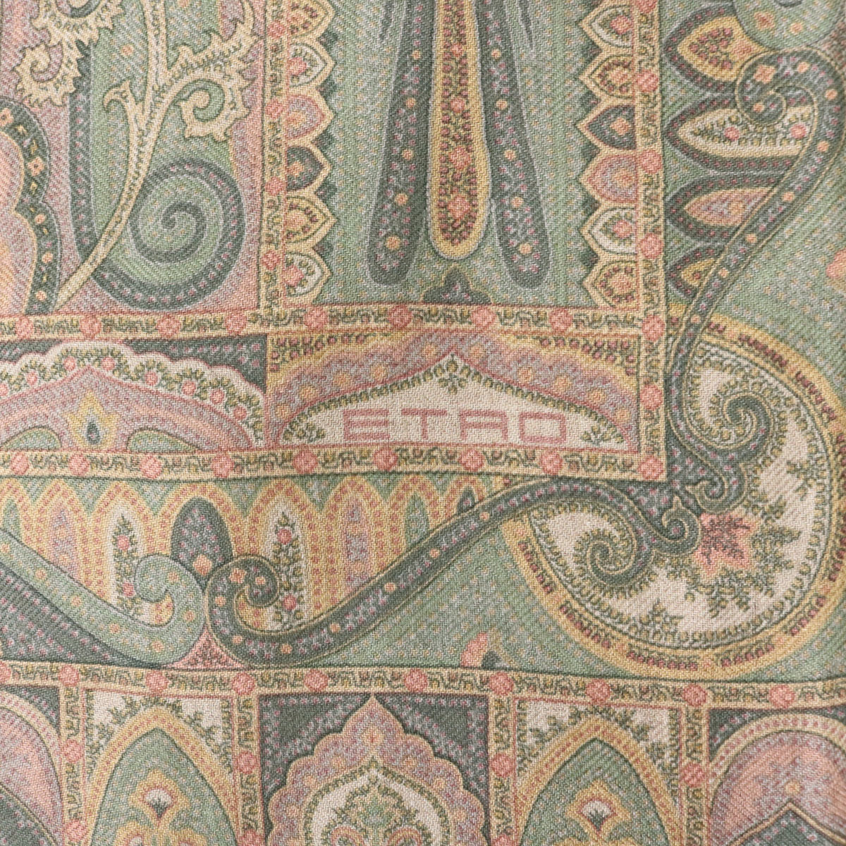 ETRO エトロ 大判 良好☆ETRO エトロ カシミア×シルク ETRO エトロ 大判 良好☆ETRO エトロ カシミア×シルク