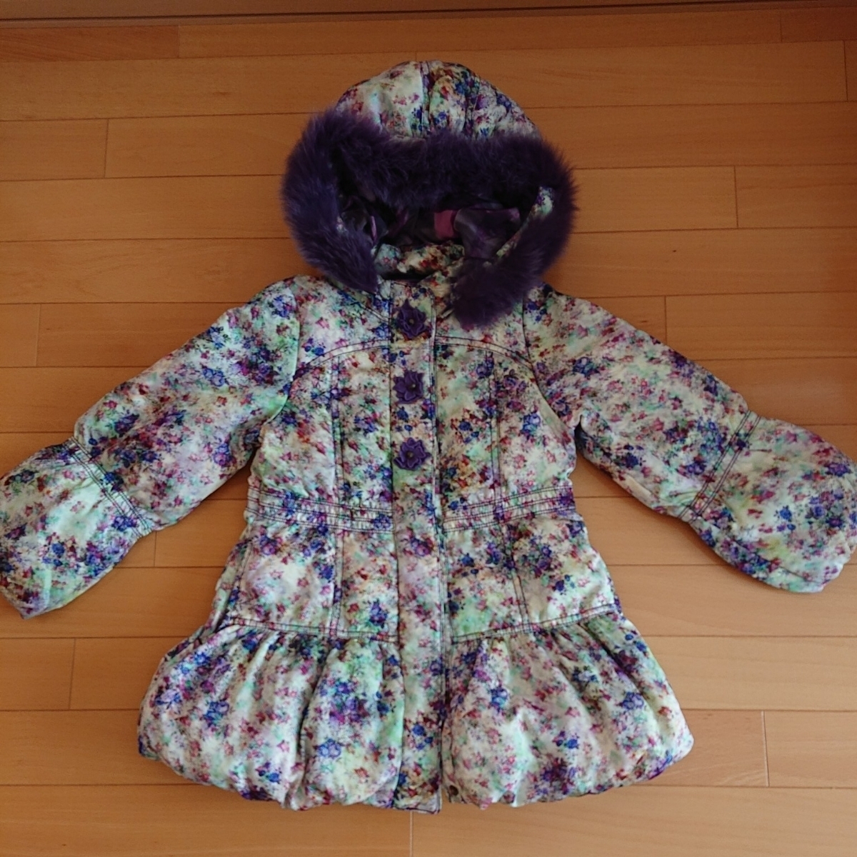 ANNA SUI mini アナスイミニ ダウンジャケット 120 ANNA SUI miniの 
