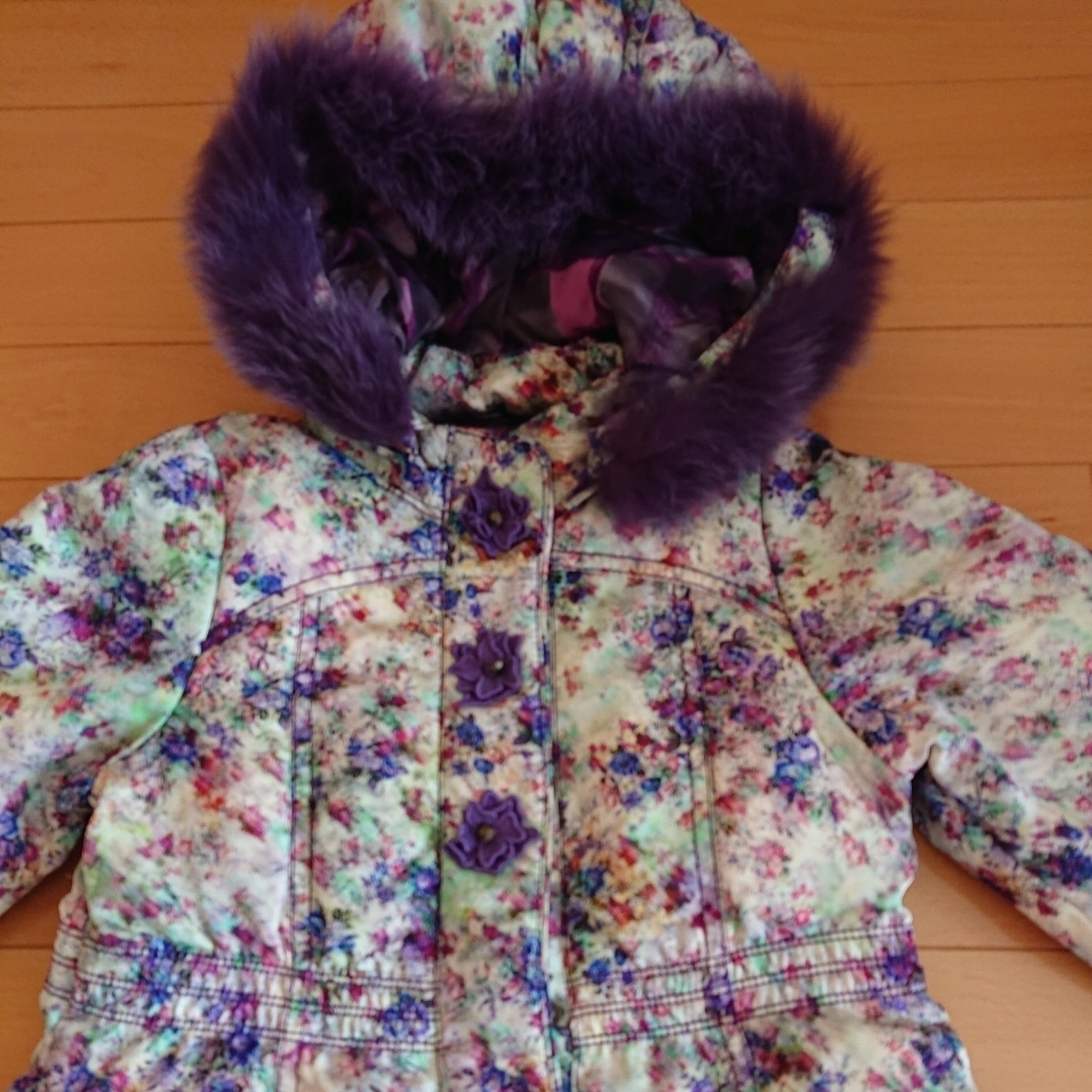 ANNA SUI mini アナスイミニ ダウンジャケット 120 ANNA SUI miniの 