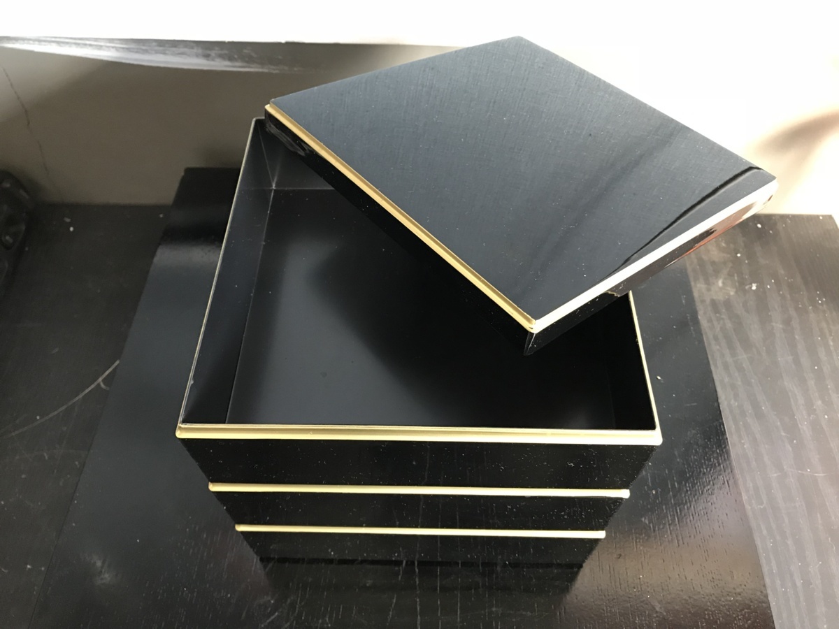 美術館級御重、御重、3段重、おせち料理、昭和18年頃の3