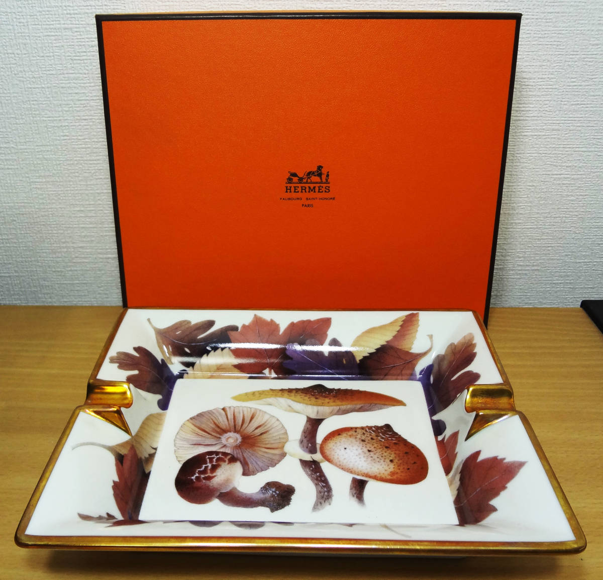 HERMES エルメス アッシュトレイ 未使用品 [3D508] 箱あり YB-18
