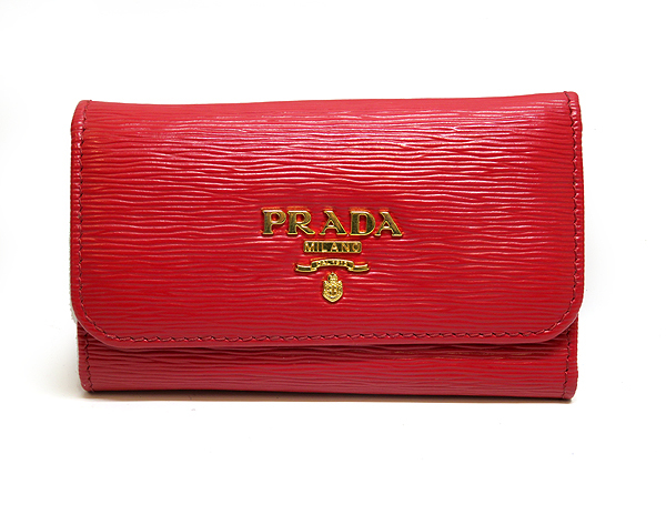 プラダ キーケース PRADA 6連 VITELLO 未使用品PRADA 6連キーケース MOVE