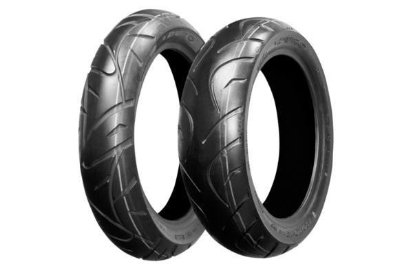 新品 DURO スクーター タイヤ 120/70-13 & 130/70-13 前後セット