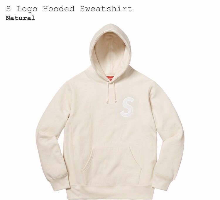  Supreme S Logo Hooded Sweatshirt Natural M 国内正規 シュプリーム パーカー 18AW(パーカ)｜売買されたオークション情報、yahooの商品情報をアーカイブ公開 - オークファン 男性用