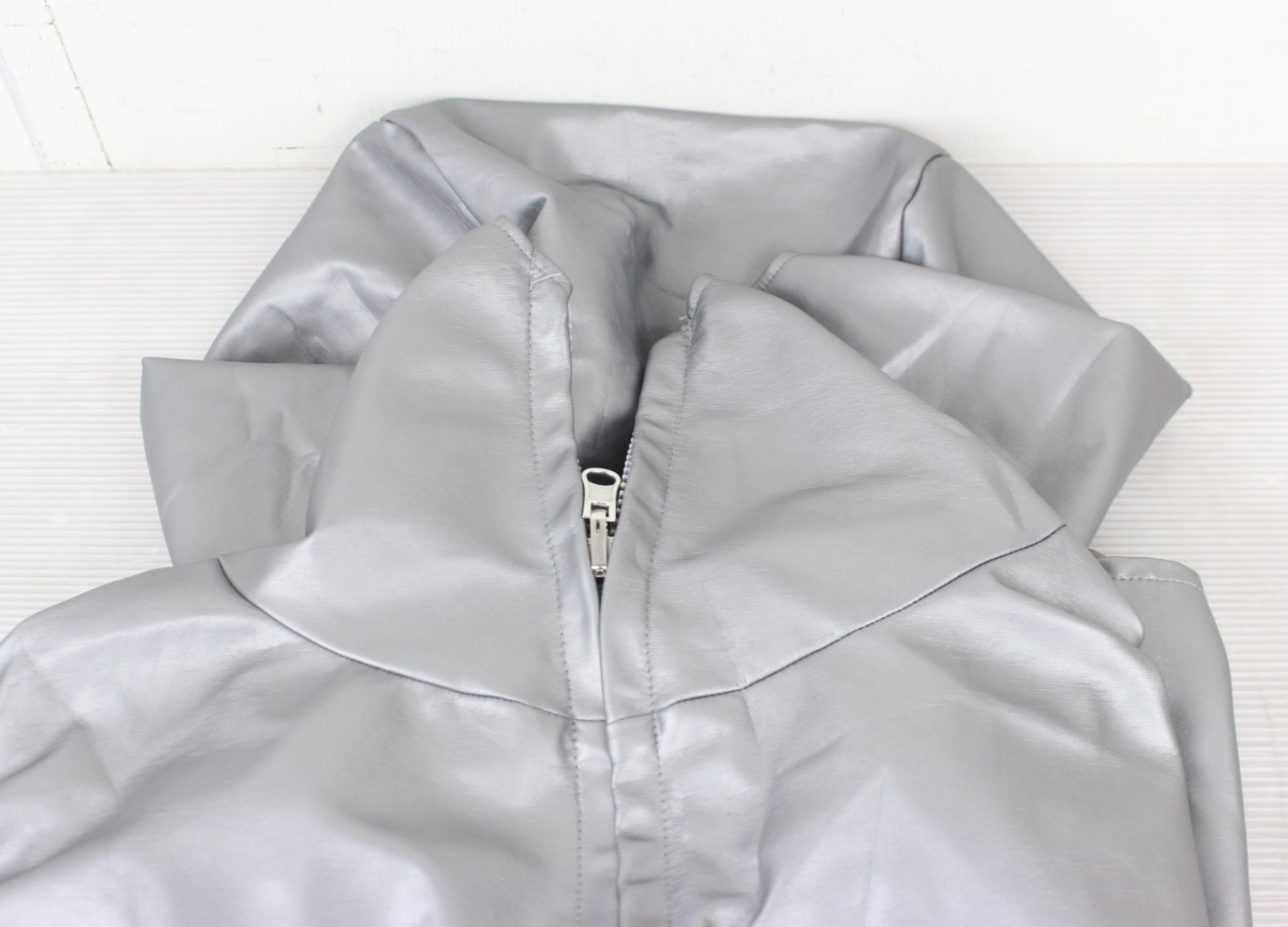 YOSA ヨサ チタンエッジケープ フード付 シルバー×灰色 03K8984 チタン