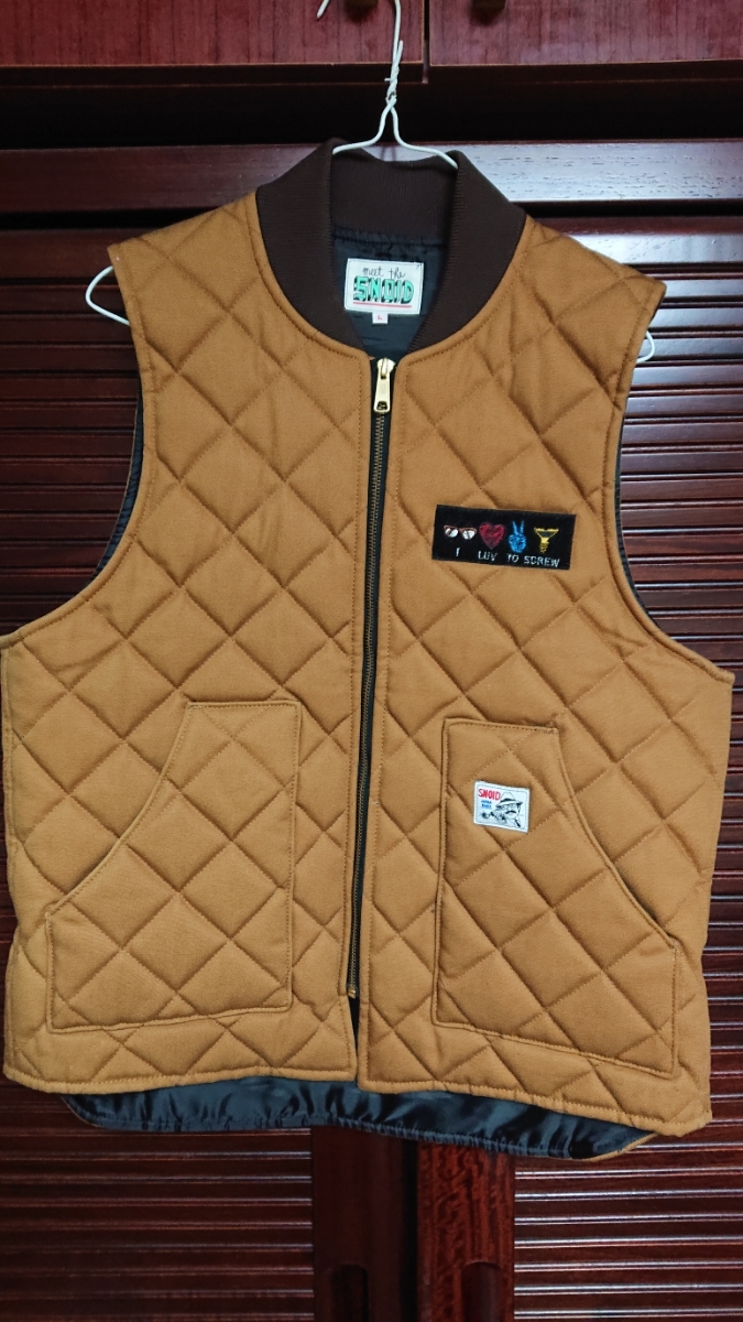 スノイド キルティング ベスト snoid
