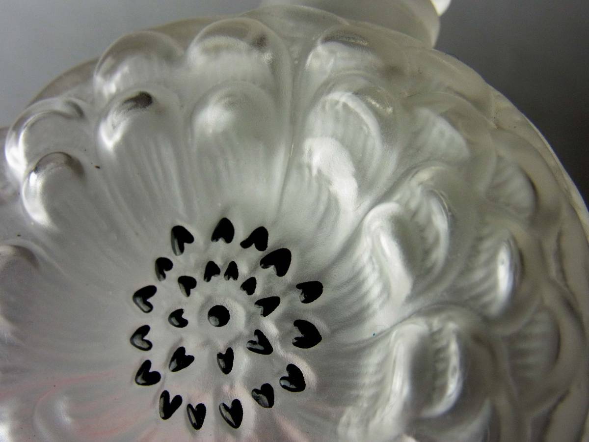 ビンテージ LALIQUE FRANCE ラリック フランス 香水瓶 DAHLIA ダリア