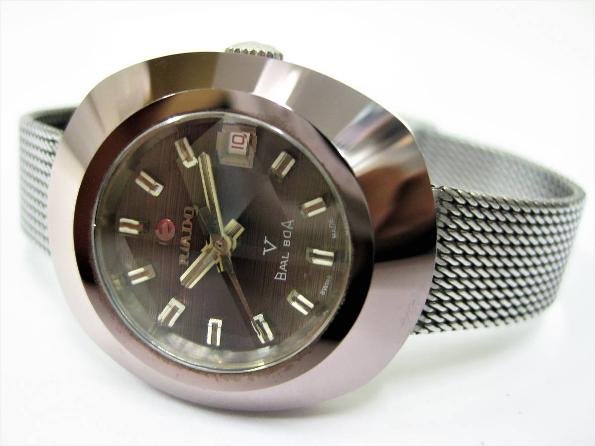 お得，得価 RADO/ラドー BALBOA V バルボアV 3針デイト 自動巻 超
