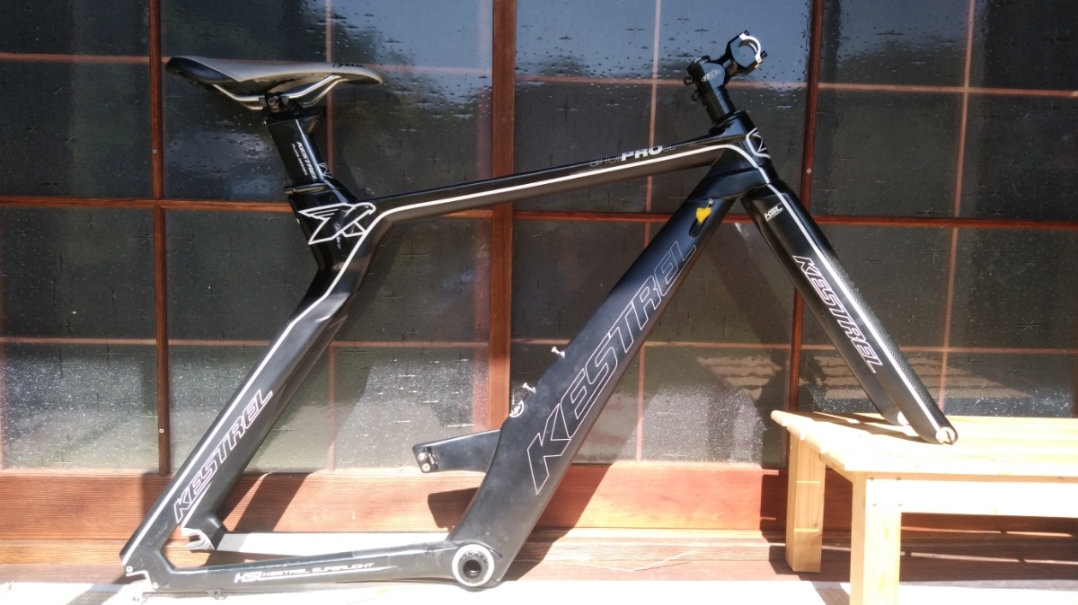 競輪 ピスト NJS認定 フレーム クロモリ メカニコジロ GIRO 青黒黄 
