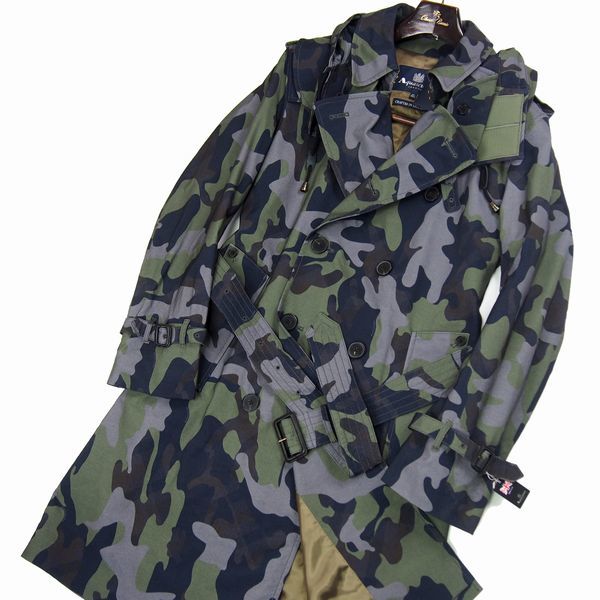 HOT，限定セール 19.4万 秋冬 Aquascutum LONDON アクアスキュータム 英国製WESTHAMカモフラージュトレンチコート40 LL 撥水 フード(XLサイズ以上)｜売買されたオークション情報、yahooの商品情報をアーカイブ公開 - オ XLサイズ以上