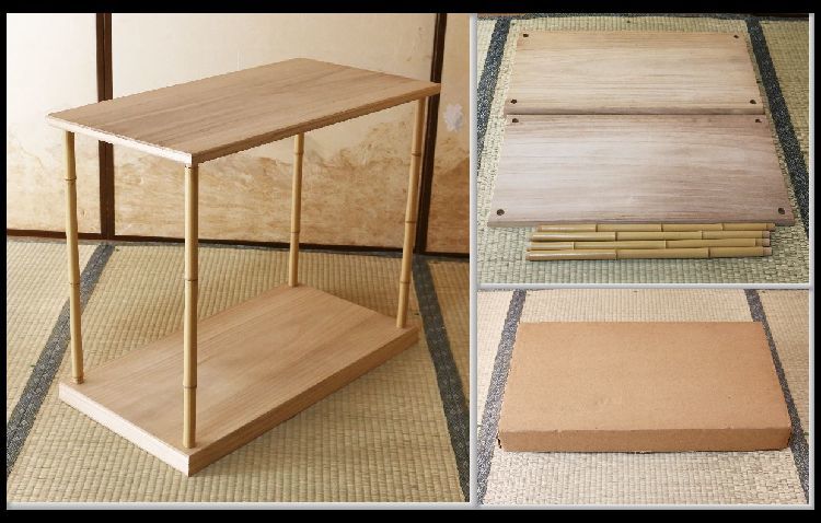 竹台子(組立式) 美品 茶道具 和 その他 風インテリア 送料込