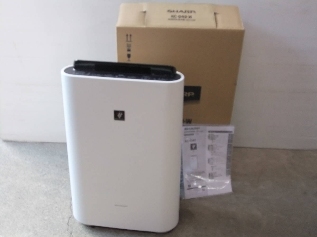 ☆SHARP☆シャープ☆加湿空気清浄機 KC-D40-W 中古動作品☆