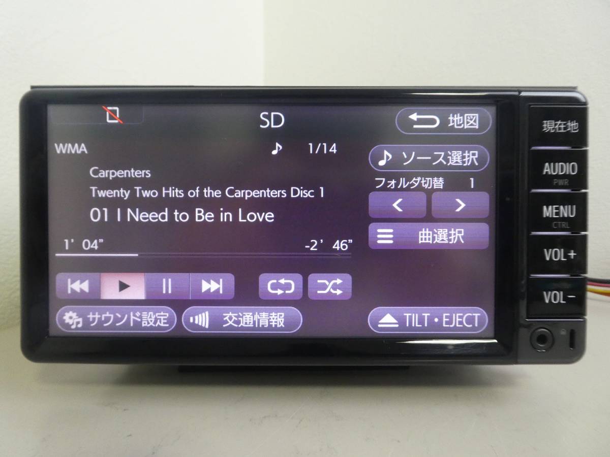 美品 トヨタ純正 NSCD-W66 SDナビ 2017年春 A-418 NSCD-W66 SDナビ トヨタ パスワードロック有り ☆2017年☆トヨタ純正ナビ☆NSCD-W66 N-109