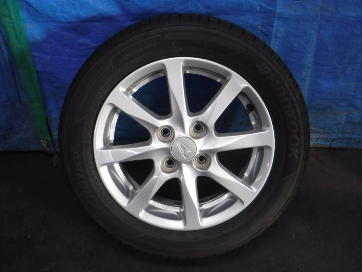 ③ダイハツ純正 4.5J 4H 100 ＋45 14インチ 1本のみ 155/65R14 ムーブ