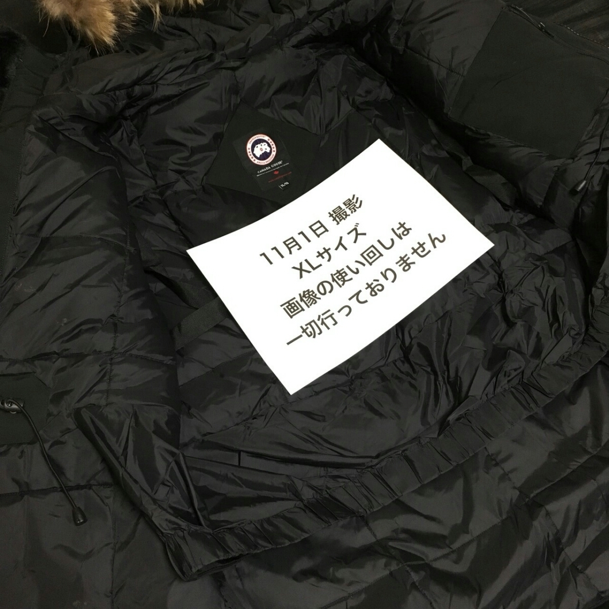 Canada Goose ダウンジャケット エクスペディション カナダグース black ブラック XL