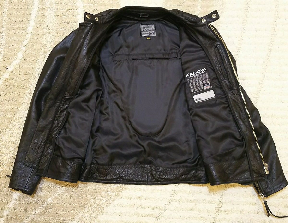 カドヤ K'S LEATHER シングルタイプレザージャケット MVS-F サイズ B体