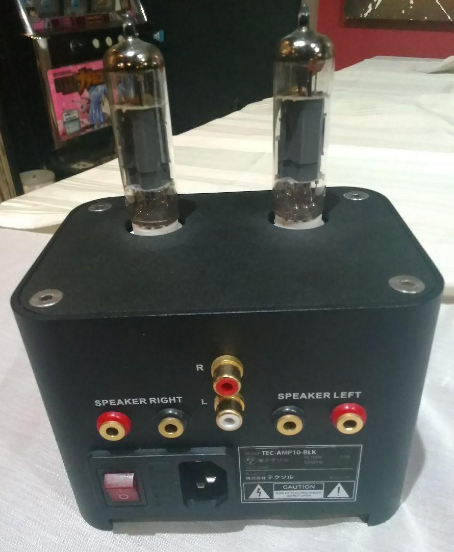 TecSol 真空管ミニアンプ - TEC-AMP10-BLK TEC-AMP10 真空管アンプ