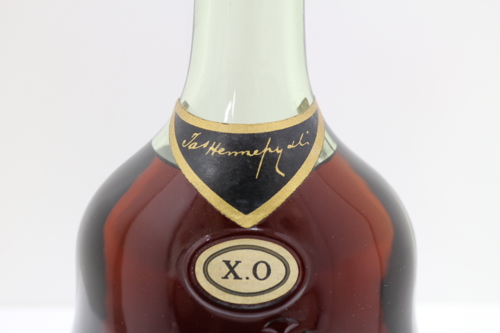 ○60サイズ 2-9SE10 古酒 Jas Hennessy XO ヘネシー グリーンボトル 金