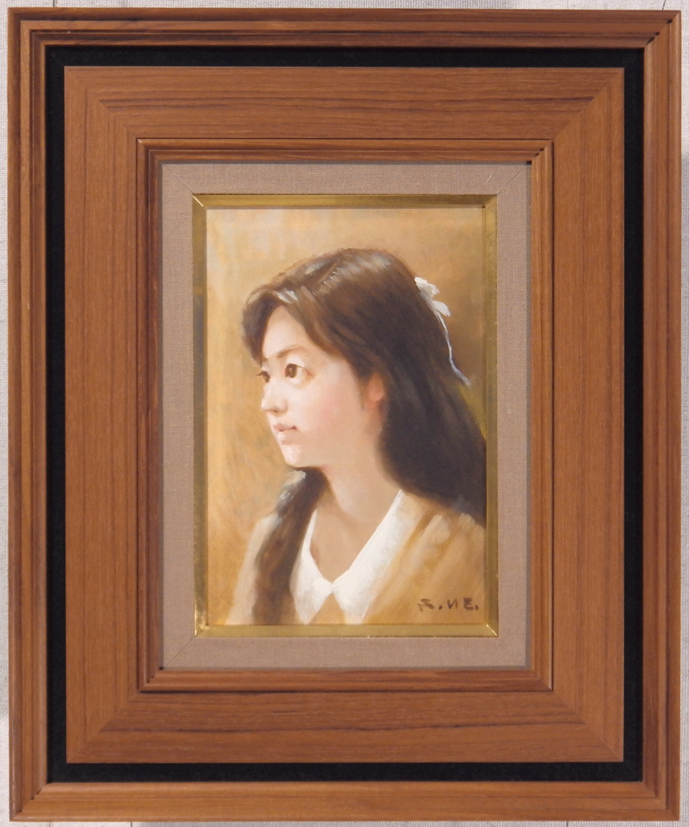 絵画 油彩画 少女 上尚司 「少女」 【公式通販】