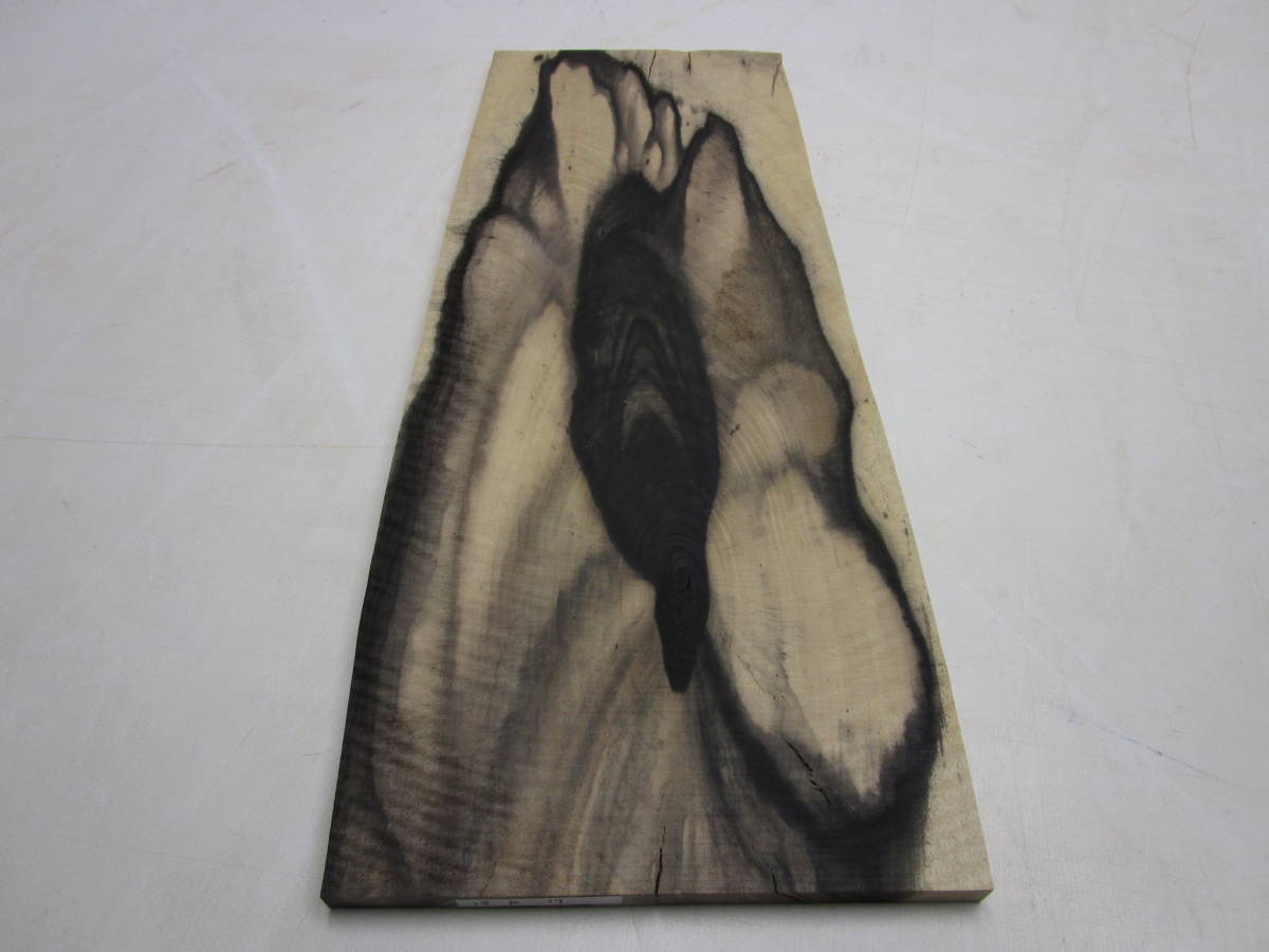 ★☆No.18R17　黒柿　537mm×194mm×12mm～13mm　即決☆★