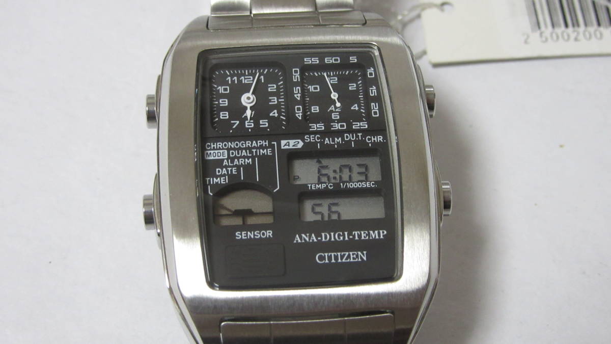 CITIZEN シチズン アナデジ テンプ ANA-DIGI-TEMP JG2061-54E 展示未 