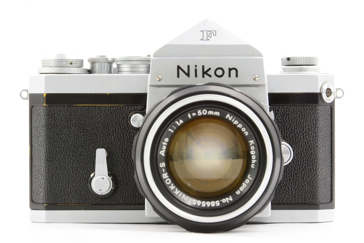 ニコン F アイレベル Nikon NIKKOR-S 50mm F1.4 シルバー 中期 レンズ