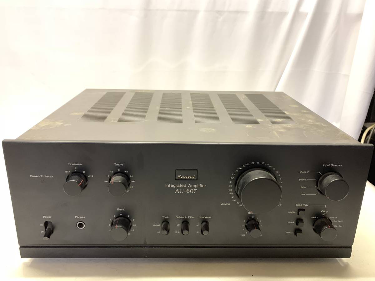 SANSUI AU-607 プリメインアンプ ジャンク0003 SANSUI AU-607DR