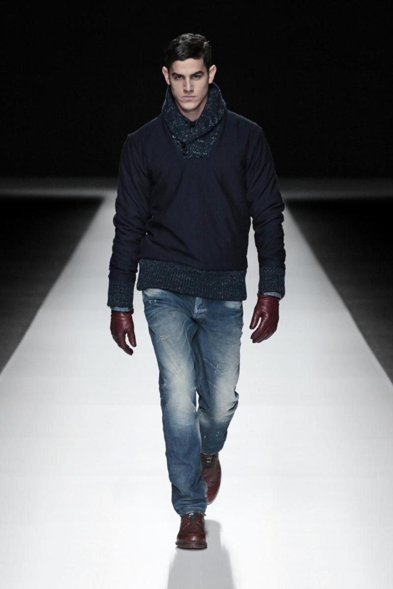 FF218 ジースターロウ G-STAR RAW 正規新品 暖か中綿入りラムウールニット襟ショールカラーのアウタースウェット￥31320