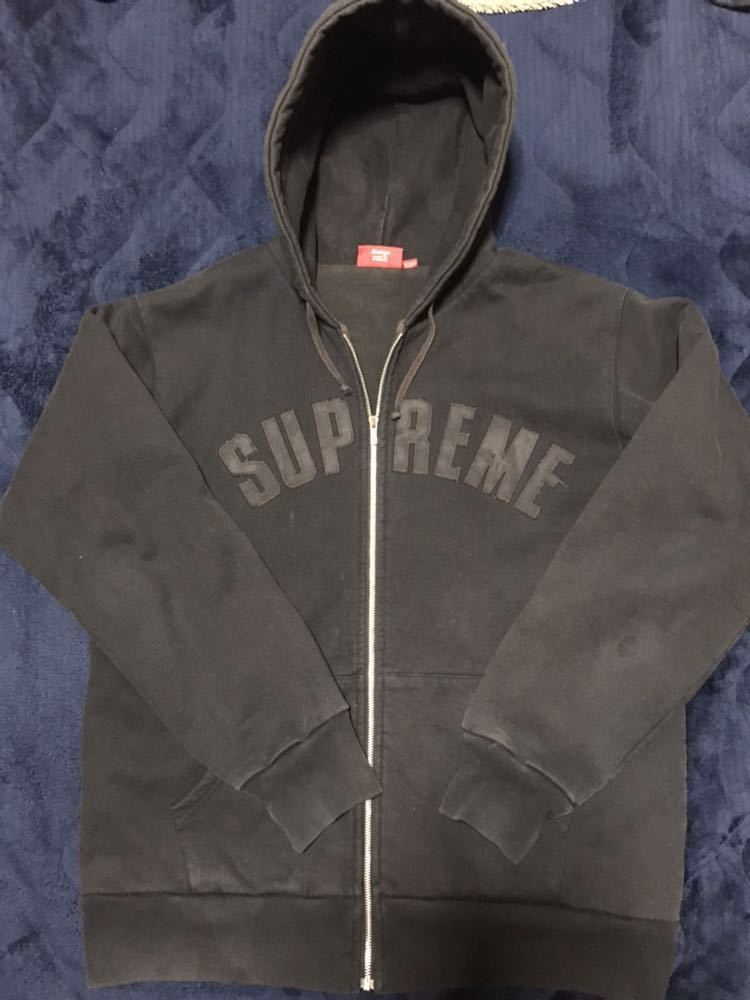 supreme Arc logo アーチロゴ ジップアップパーカー 黒 L supreme