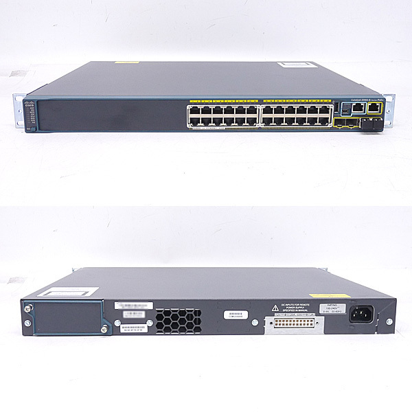 ＃Cisco/シスコ Catalyst 2960-Sシリーズスイッチ【WS-C2960S-24PS-L】初期化済み①