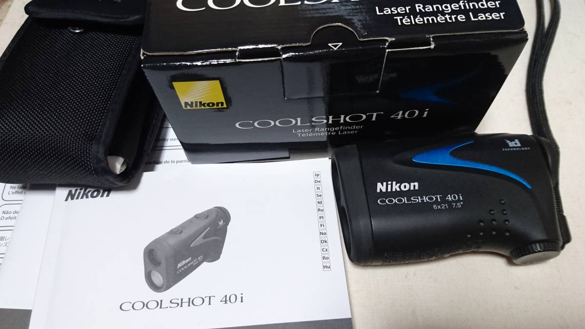 COOLSHOT Nikon ゴルフ用レーザー距離計 40i ゴルフ｜Yahoo 飛距離 美品 箱