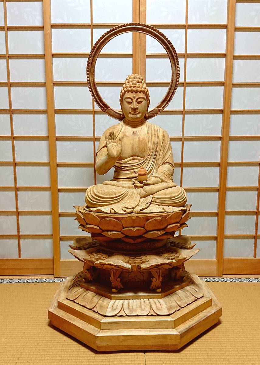 仏像 大日如来 - 香華堂特撰○仏壇用御仏像真言宗用 楠