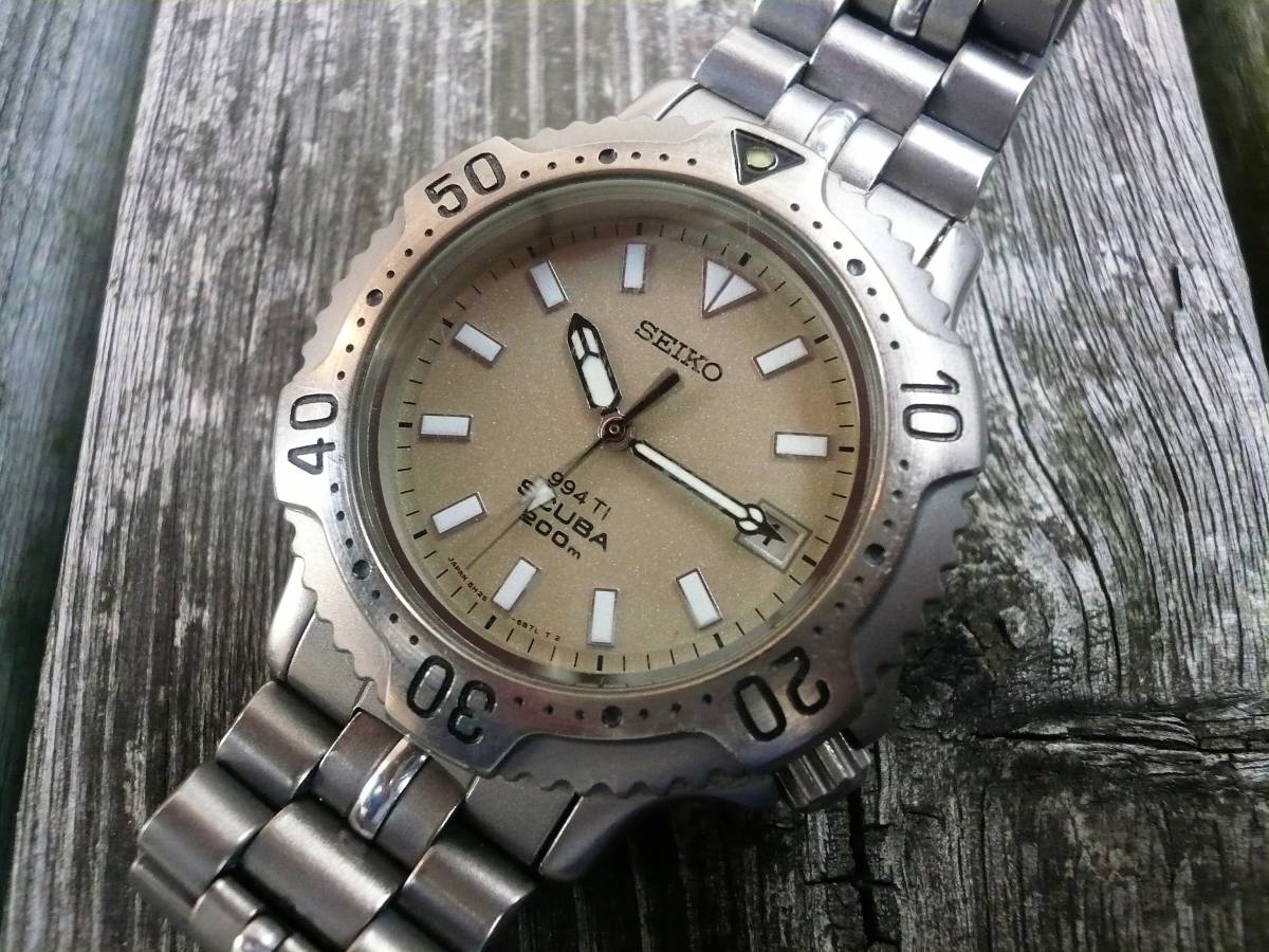 中古： SEIKO セイコー SCUBA 200m スキューバ 5K25-0A10 ダイバー