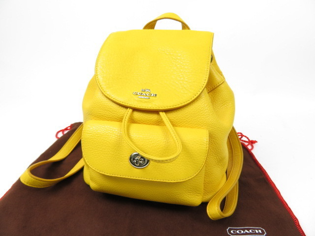 12525☆1円スタート☆本物☆コーチ☆COACH☆未使用☆ミニリュック 
