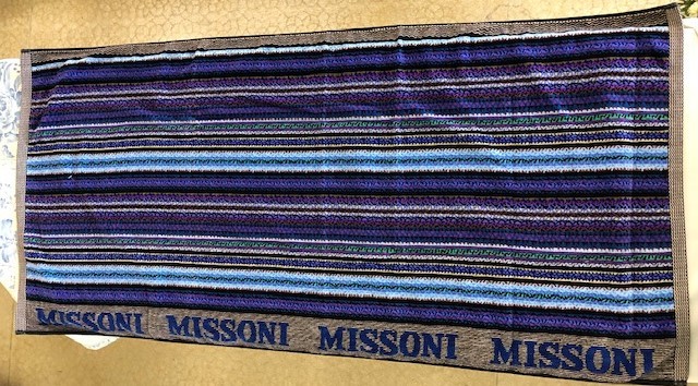 MISSONI バスタオル 68×140 ミッソーニ MISSONI - バスタオル ニュース