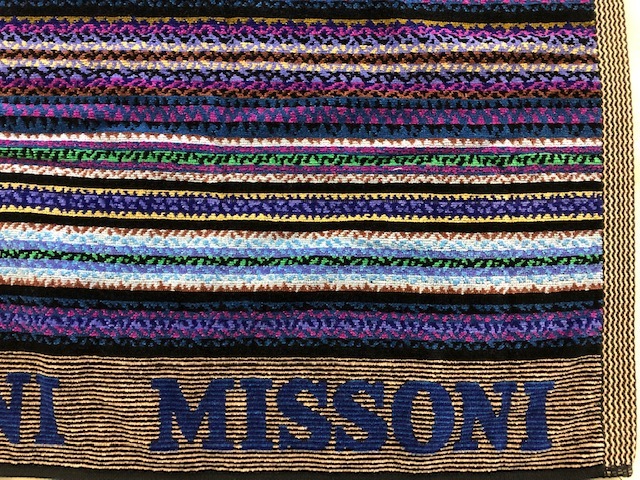 MISSONI バスタオル 68×140 ミッソーニ MISSONI - バスタオル ニュース