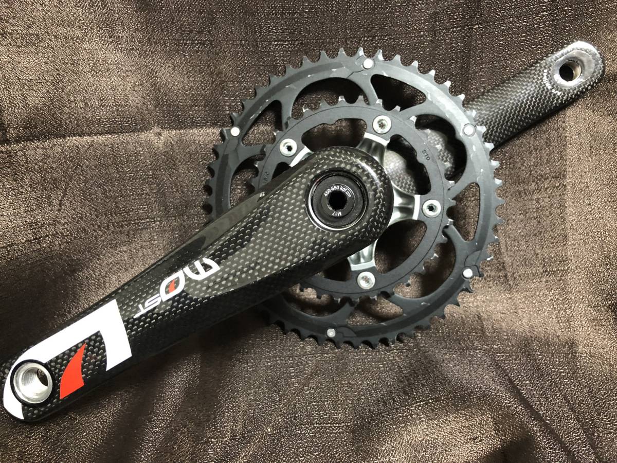  MOST モスト カーボンクランクセット ピナレロFPシリーズ クランク長：170ｍｍ サイズ：50/34(セット)｜売買されたオークション情報、yahooの商品情報をアーカイブ公開 - オークファン セット
