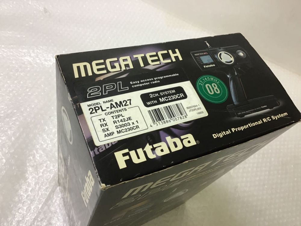〈フタバ〉メガテック ジュニア　電動カー用　MC230CR フタバ/FUTABA MEGA TECH JUNIOR 2PCKA-AM 電動カー用 MC230CR 【公式